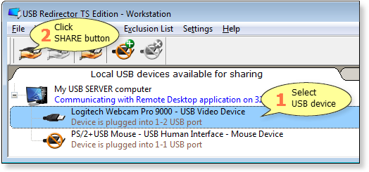 how to use usb redirector for removing google fbp
